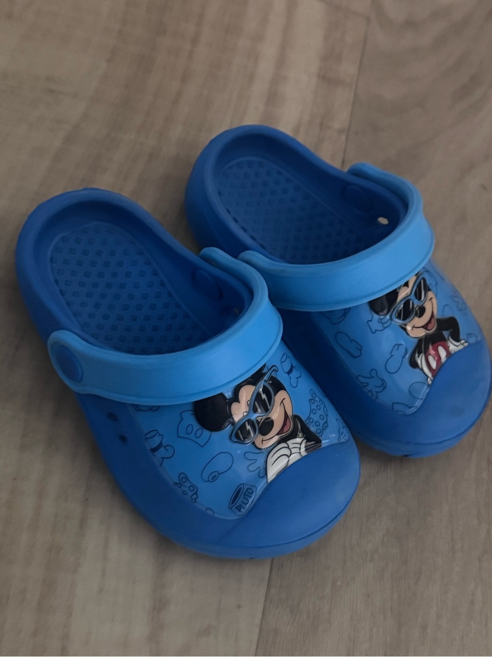 Disney Blue Mickey Mouse Kids Clog Sandals
